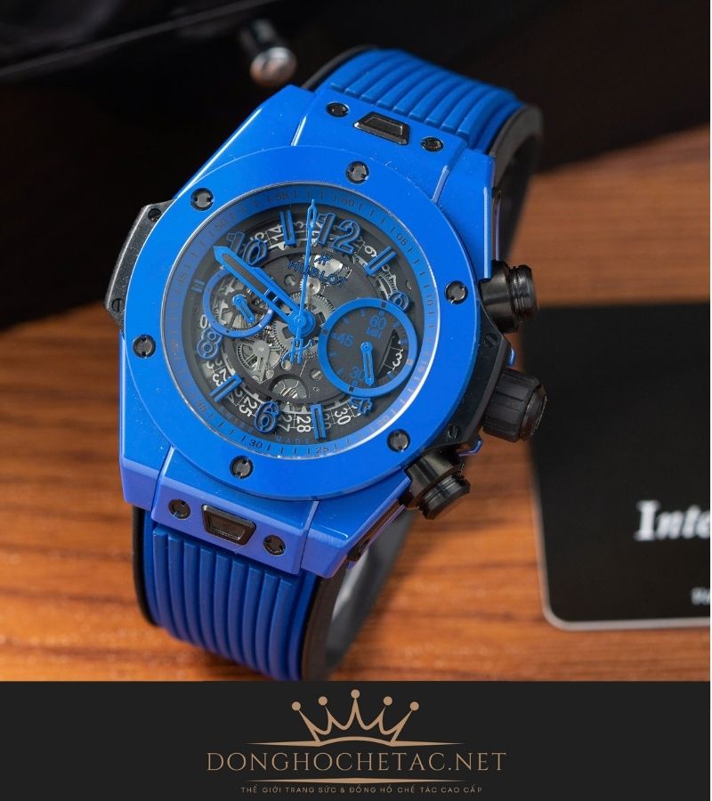 Đồng Hồ Hublot Big Bang One Click Unico Blue Ceramic 44mm Rep 1:1 Supper Fake cao cấp 10 22