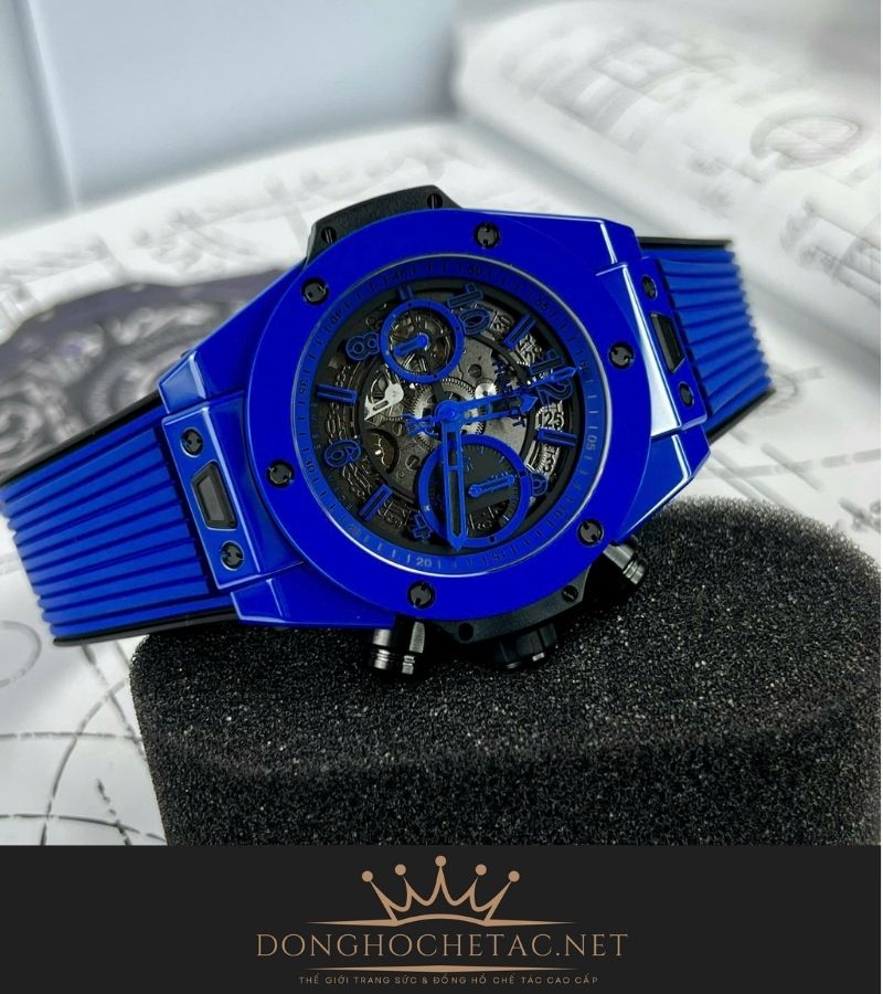 Hublot Bigbang Unico Blue Magic Ceramic Rep 1:1 Supper Fake cao cấp 14 1