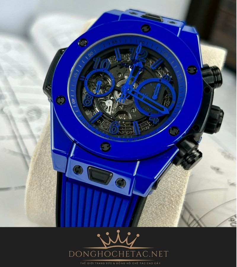 Hublot Bigbang Unico Blue Magic Ceramic Rep 1:1 Supper Fake cao cấp 15 1