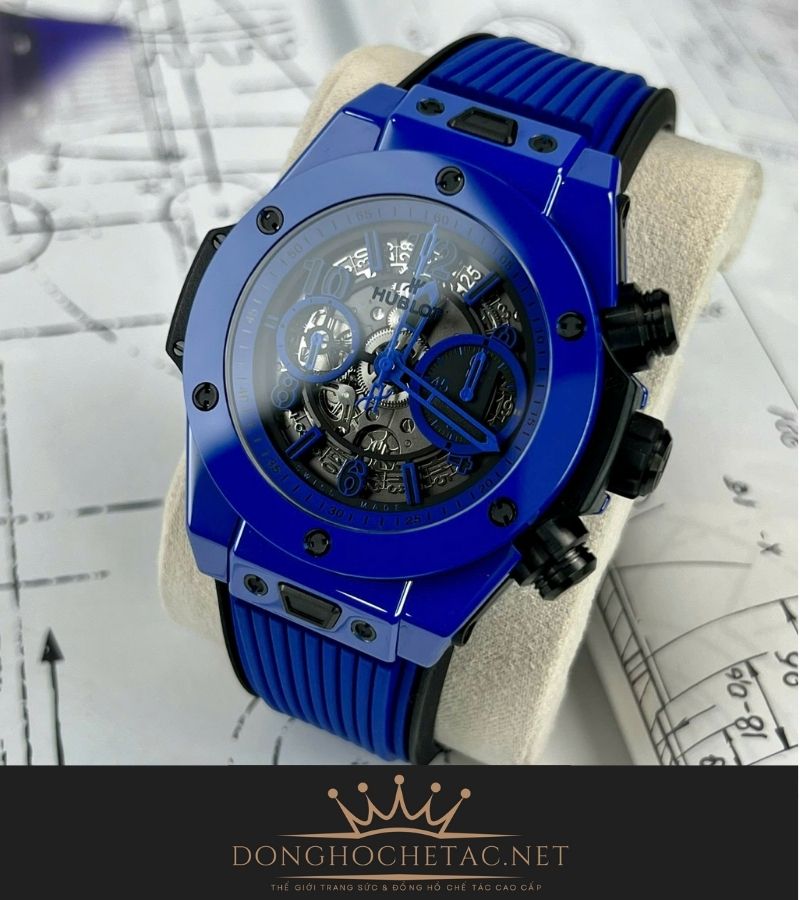 Hublot Bigbang Unico Blue Magic Ceramic Rep 1:1 Supper Fake cao cấp 16