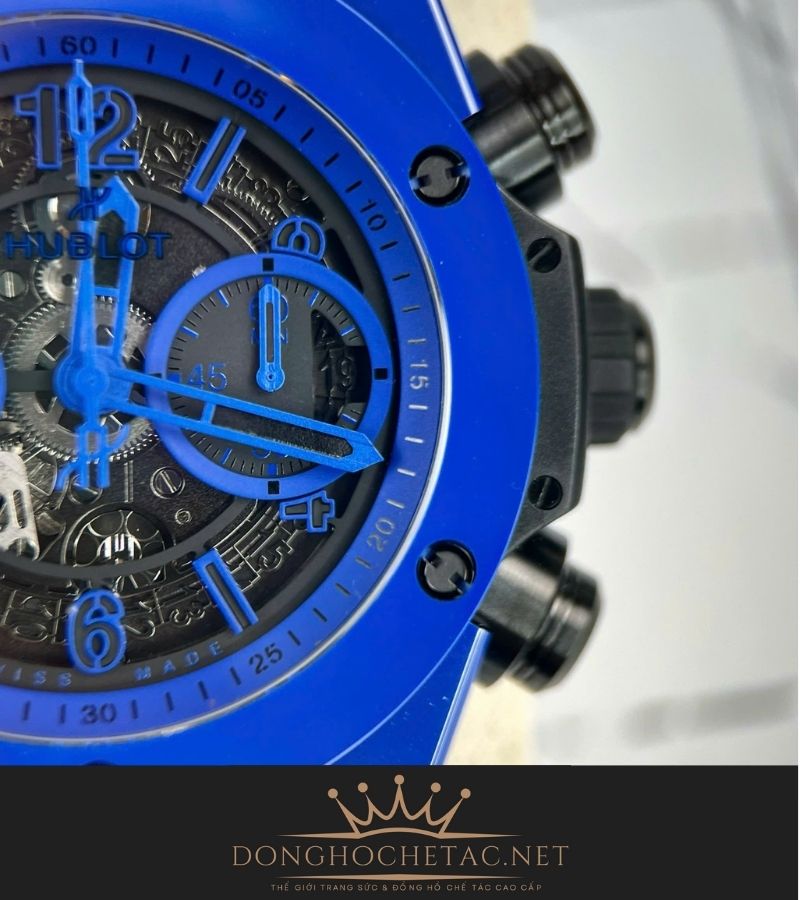 Hublot Bigbang Unico Blue Magic Ceramic Rep 1:1 Supper Fake cao cấp 2 1