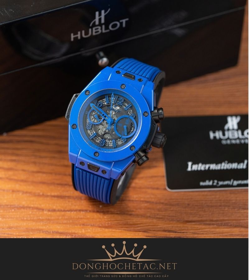 Đồng Hồ Hublot Big Bang One Click Unico Blue Ceramic 44mm Rep 1:1 Supper Fake cao cấp 2 47
