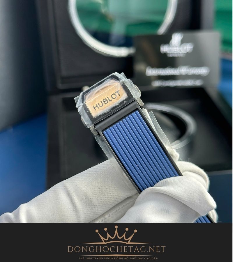 Hublot Big Bang Unico King Gold Blue Ceramic Rep 1:1 Supper Fake chế tác cao cấp 3 26