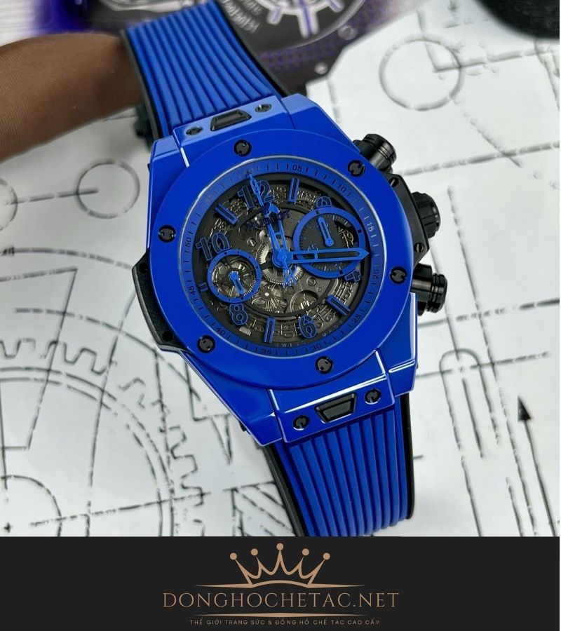 Hublot Bigbang Unico Blue Magic Ceramic Rep 1:1 Supper Fake cao cấp 5 1