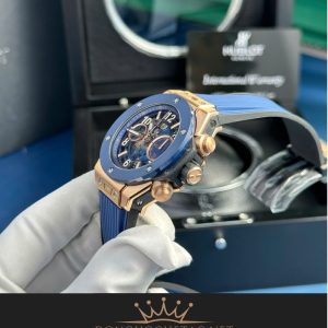 Hublot Big Bang Unico King Gold Blue Ceramic Rep 1:1 Supper Fake chế tác cao cấp 7 23