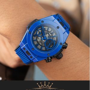 Đồng Hồ Hublot Big Bang One Click Unico Blue Ceramic 44mm Rep 1:1 Supper Fake cao cấp 9 26