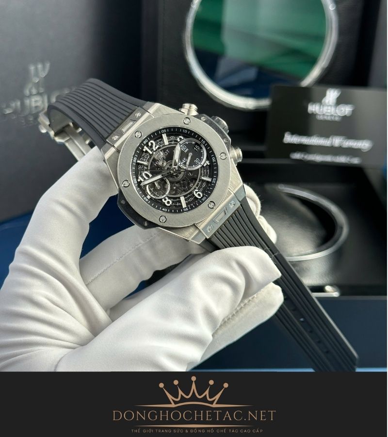 Hublot Big Bang Unico Titanium Black Dial