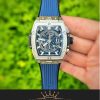 Hublot Bigbang Spirit Chronograph blue dial Máy HUB4700 Rep 1:1 Supper Fake cao cấp Hublot Bigbang Spirit Chronograph blue dial May HUB4700 replica
