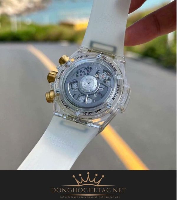 Đồng Hồ Hublot Big Bang Unico Vỏ Sapphire Mặt Vàng Rep 1:1 Supper Fake cao cấp Hublot Big Bang Unico Vỏ Sapphire