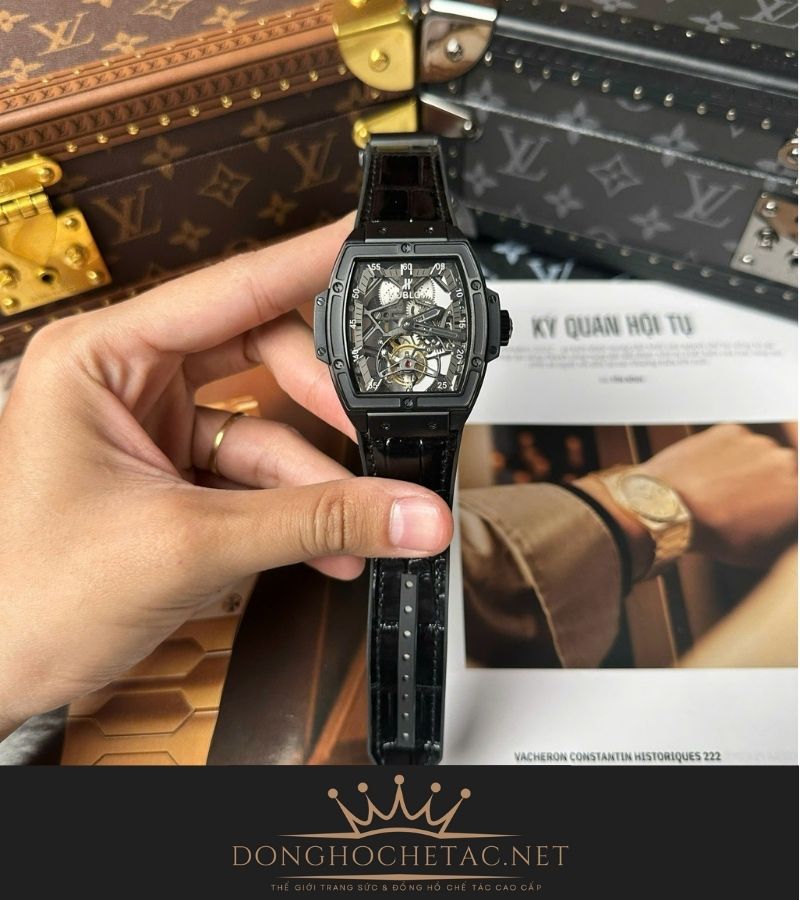 Hublot Spirit Of Big Bang Tourbillon—size 45mm Rep 1:1 Supper Fake cao cấp Hublot Spirit Of Big Bang Tourbillon—size 45mm