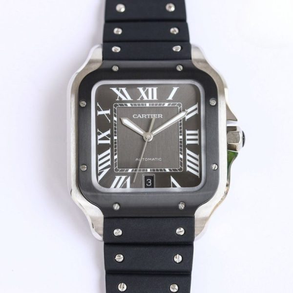 Cartier De Santos WSSA0037 Ceramic Bezel 4