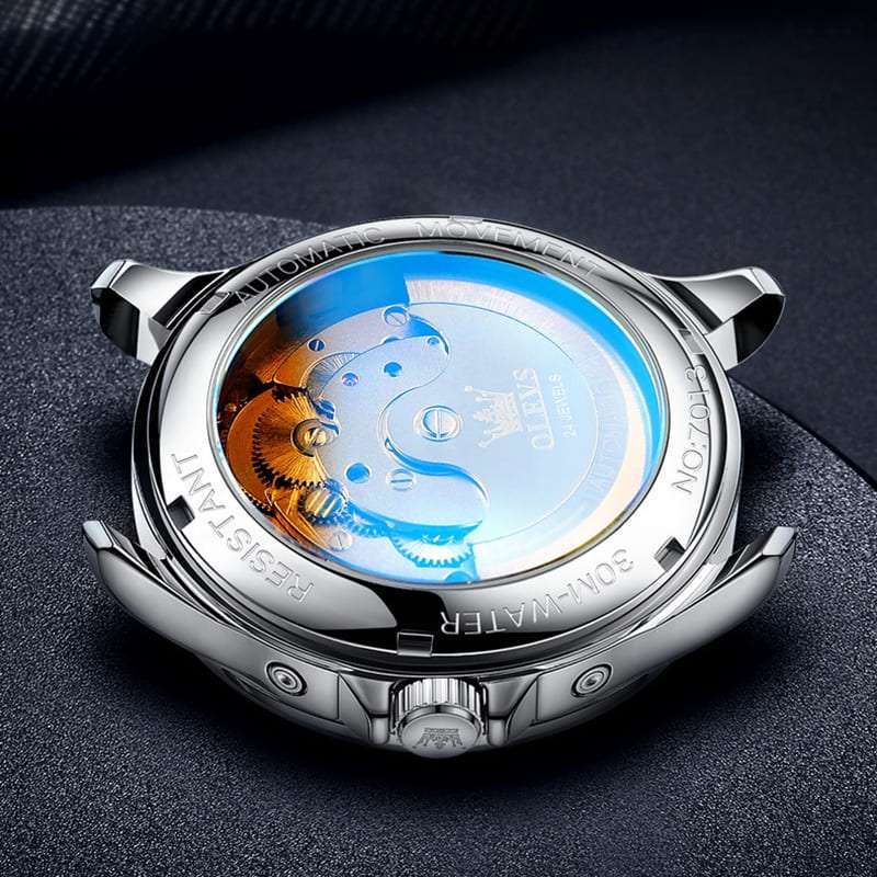 Chi tiết bộ máy bên trong đồng hồ OLEVS