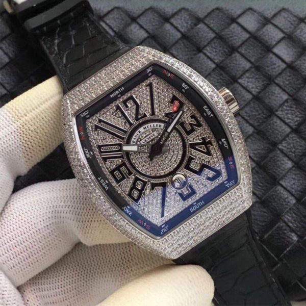 Dong Ho Franck Muller Fake 1 V45 Automatic Sliver 2