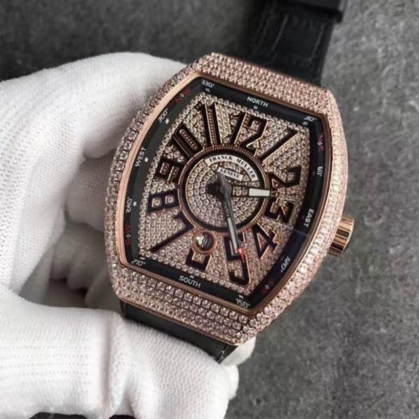 Dong Ho Franck Muller Fake 1 V45 Automatic Sliver 3