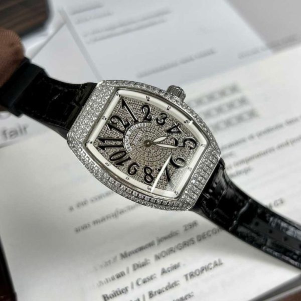 Dong Ho Franck Muller Fake 1 V45 Automatic Sliver 4