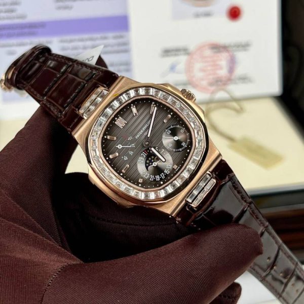 Dong Ho Patek Philippe Rep 11 5724 Vanh Kim Moissanite 3