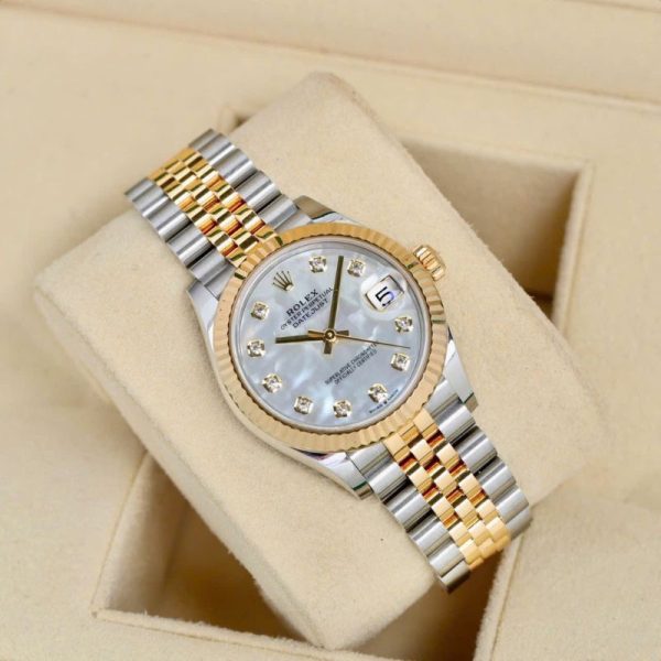 Dong Ho Rolex Nu 11 Size 31mm Demi Mat Kham Trai 5
