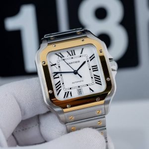 Dong ho Cartier De Santos Replica 11 W2SA0007 Yellow Gold 3
