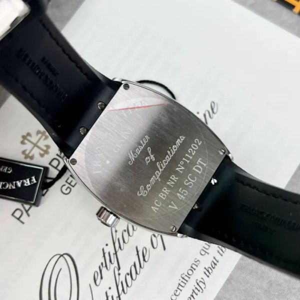 Dong ho Franck Muller V45 ABF Rep 11 Thuy Sy nam mau den 45mm 3