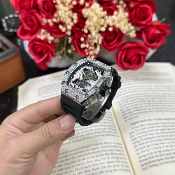 Dong ho Richard Mille Replica 11 Long Phung Sum Vay dinh da nam 44mm 2