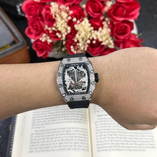 Dong ho Richard Mille Replica 11 Long Phung Sum Vay dinh da nam 44mm 3