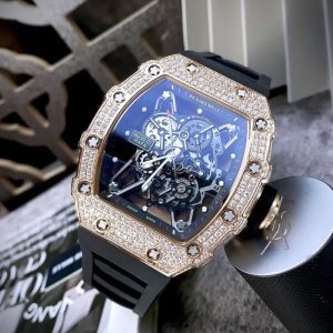 Dong ho Richard Mille may Nhat gia re RM35 01 mau den dinh da 45mm 2