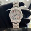 Rolex Datejust 41mm Chế Tác Full Kim Cương Moissanite