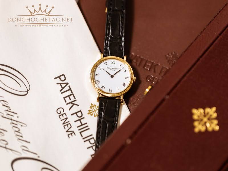 Đồng hồ Patek Philippe Ladies Calatrava Quartz Nhật