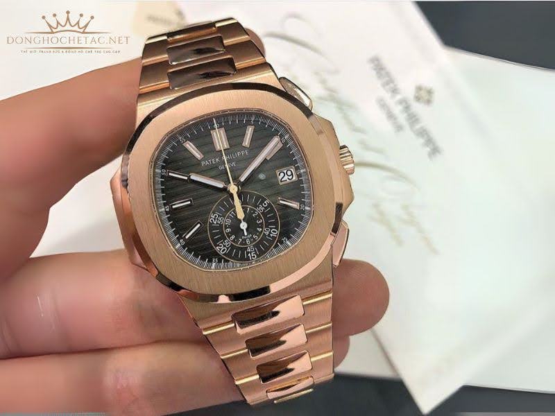Đồng hồ Patek Philippe Nautilus Rose Gold Máy Nhật