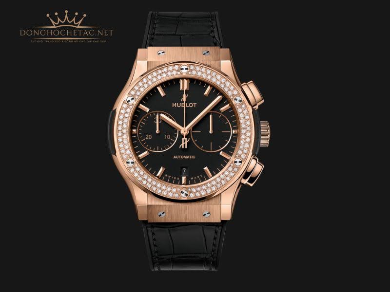 Hublot Classic Fusion Chronograph King Gold Diamonds