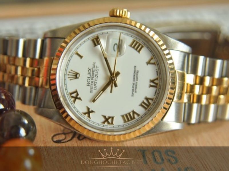 Rolex 16233 Giá Bao Nhiêu? Review Chi Tiết & Bảng Giá Thị Trường 2025 Rolex 16233 Mặt Trắng Cọc La Mã
