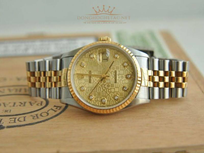 Đồng hồ Rolex 16233 Dây Jubilee Demi Vàng-Thép