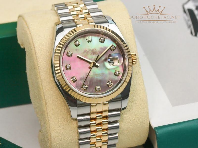 Đồng hồ Rolex 16233 Mặt Xà Cừ Nạm Kim Cương