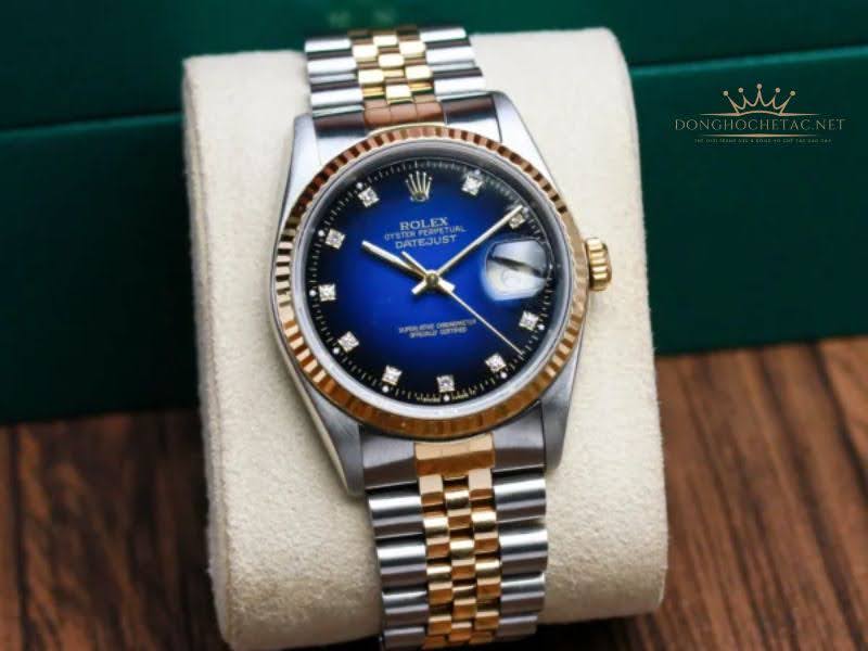Đồng hồ Rolex 16233 Mặt Xanh Dương Sunburst